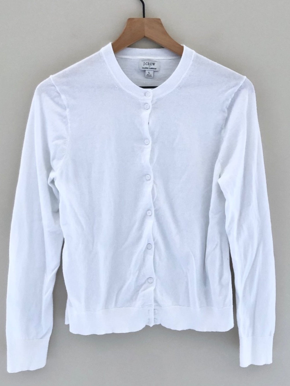 J.Crew Factory Classic Cotton Cardigan Sweater
